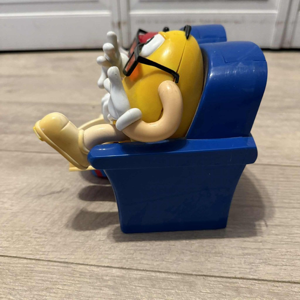 Vintage M&M's Blue Red Yellow Candy Dispenser - Picture 5 of 16